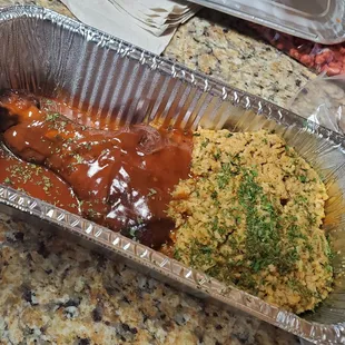 TLH Special Sauce with Dirty Rice