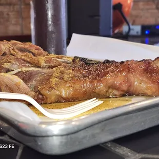 Lemon pepper turkey leg