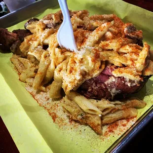 Cajun Pasta Stuffed Leg