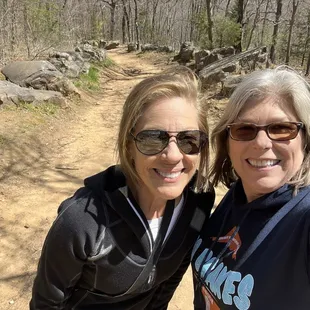 At the onset of our hike! #sisterinlaws