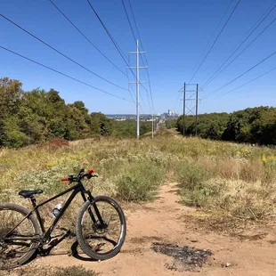 Power line trail  *good view of downtown Tulsa