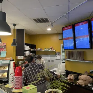 interior, sushi and sashimi