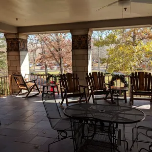 Terrace off the second floor rooms