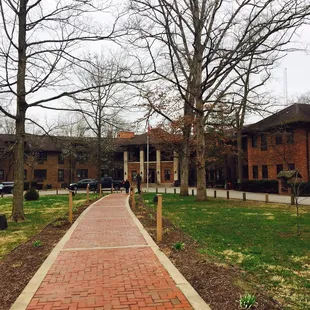 The exterior of the Inn from the front.
