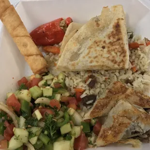 My plate (Turkish Food Festival, 2017)!