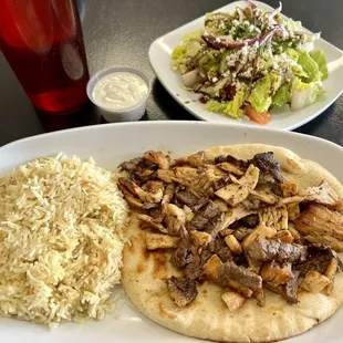 Shawarma Plate (mixed meats)