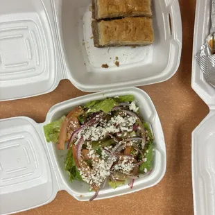 salads, food