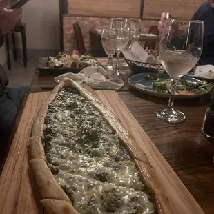 "Spinach" flatbread - amazing!!!