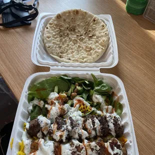 Combo kabob plate