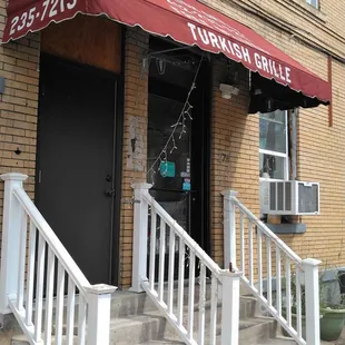This is the front of the restaurant.