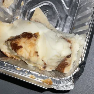 Kazandibi...got a little messed up during delivery but still very tasty