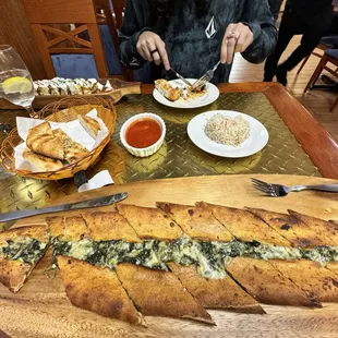 Spinach Pide