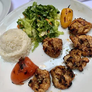 a plate of food