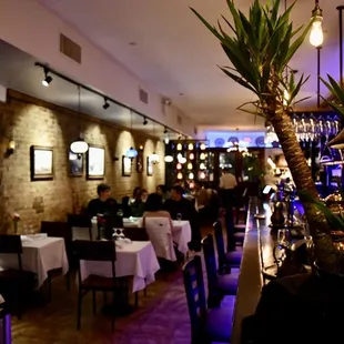 the interior of the restaurant