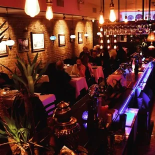 the interior of the restaurant