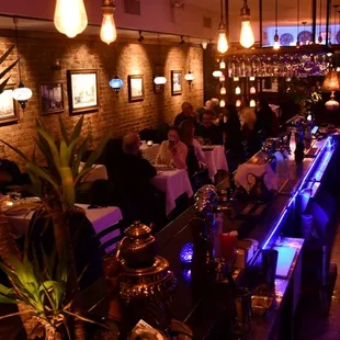 the interior of the restaurant