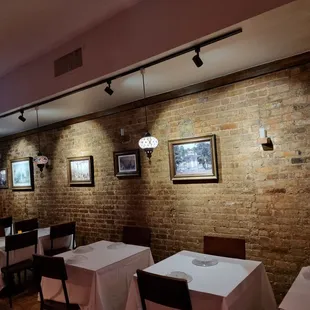 Inde i restauranten