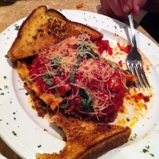 Beef Lasagna at the clubhouse