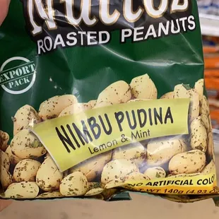 a bag of nuts