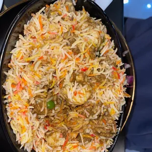 Katy Fried Biryani Prawns