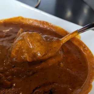 a spoon full of curry