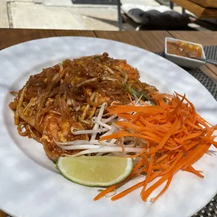 Pad Thai Noodles with Shrimp