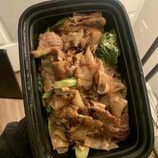 Pad See-Ew with beef