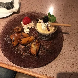 Fried Banana with Ice Cream