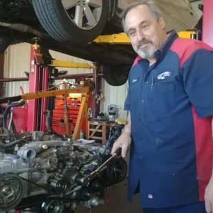 Our technician Steve