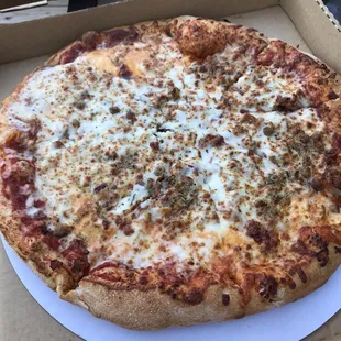 Bacon Cheeseburger pizza