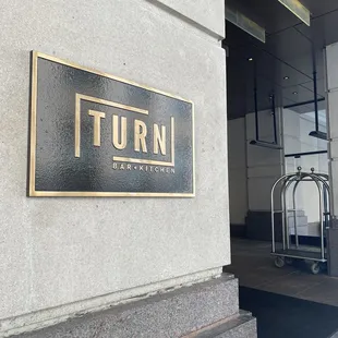 a sign on a building