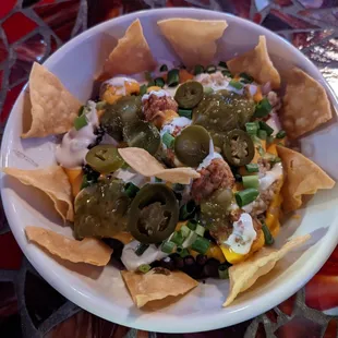 Rice and beans with meatballs