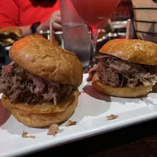 pulled pork sliders