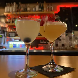Drinks at the bar