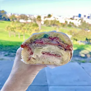 Italian cubano w/ Dolo in the background ;P