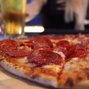 Nothing pairs better than pizza and a cold beer.