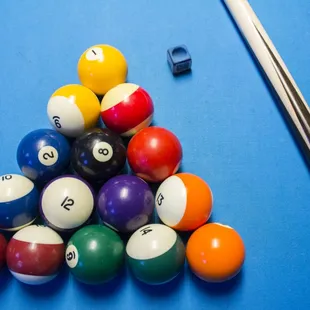 Come play pool with us! Complimentary on Sundays.