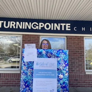 In November we are a drop off site for Gifts of Love