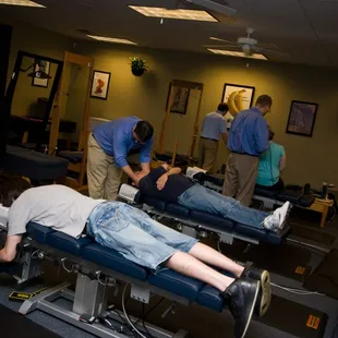 Chiropractic Biophysics addresses spinal correction through adjustments, exercises and traction.