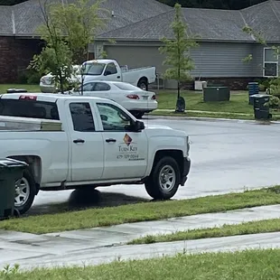 Companies storage container parked in front of my house
