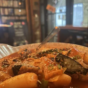 Spicy Rice Cake