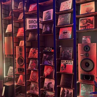 Wall in the bar area