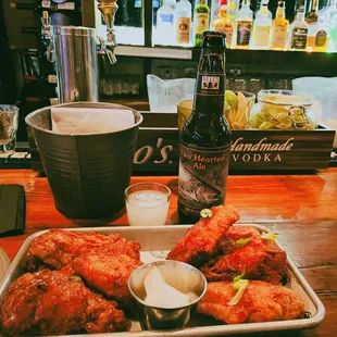 Wings and beer Chicken Wings