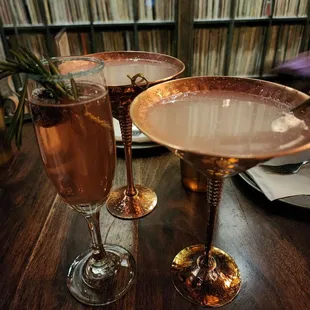 Rosemary Dream and Lychee Martini
