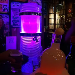 Beer Tower and Lychee Soju