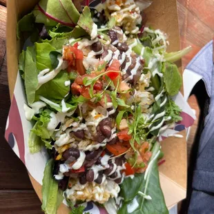 Customized salad bowl