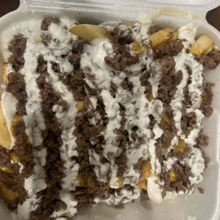 Carne asada fries