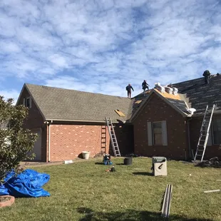 Tear off and install GAF shingles