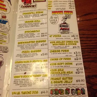 menu, sushi and sashimi