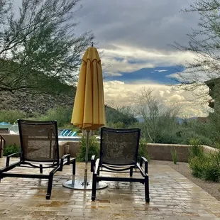 Scenery from our upper pool cabana